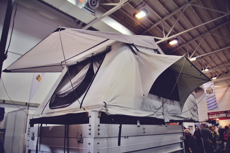 Messe Essen 2015 Campwerk Zeltanhänger Aufbau
