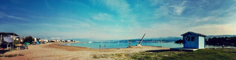 Kroatien Krk Campingplatz Autocamp Pusca