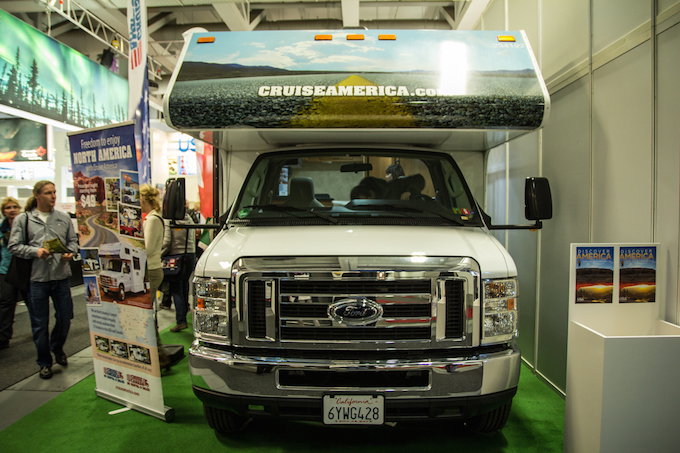 ITB Berlin Wohnmobil des Anbieters CruiseAmerica