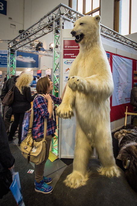 ITB Berlin Begegnung mit Eisbär