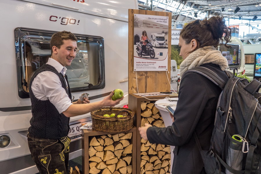 CMT 2016 Impressionen Dethleffs Service