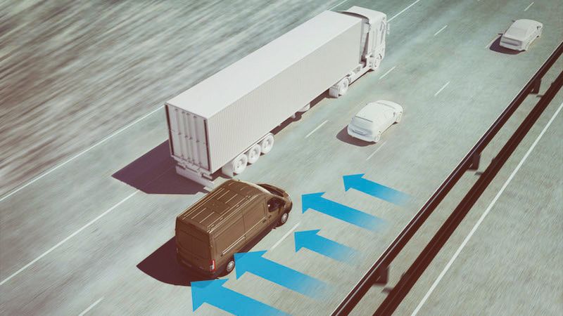 Nuevo sistema de asistencia contra viento lateral de Ford