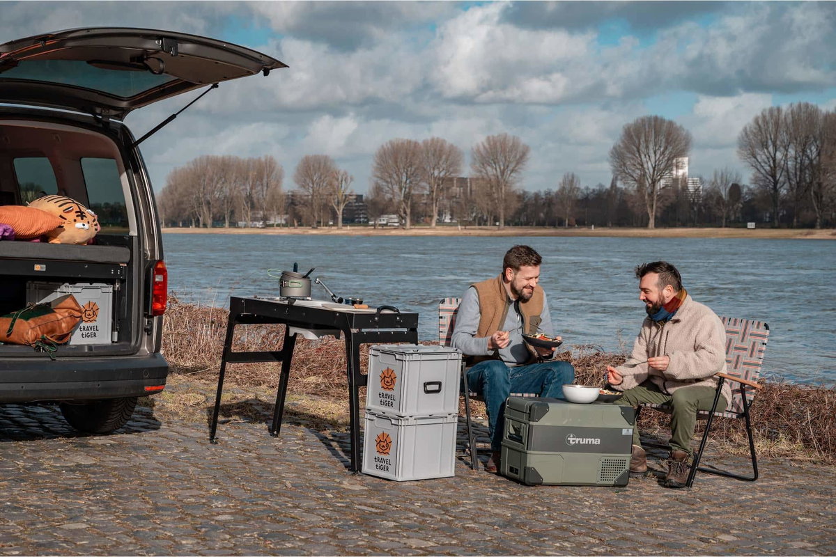 La cocina de camping "Koche" es flexible y se adapta a tus necesidades. © travel tiger