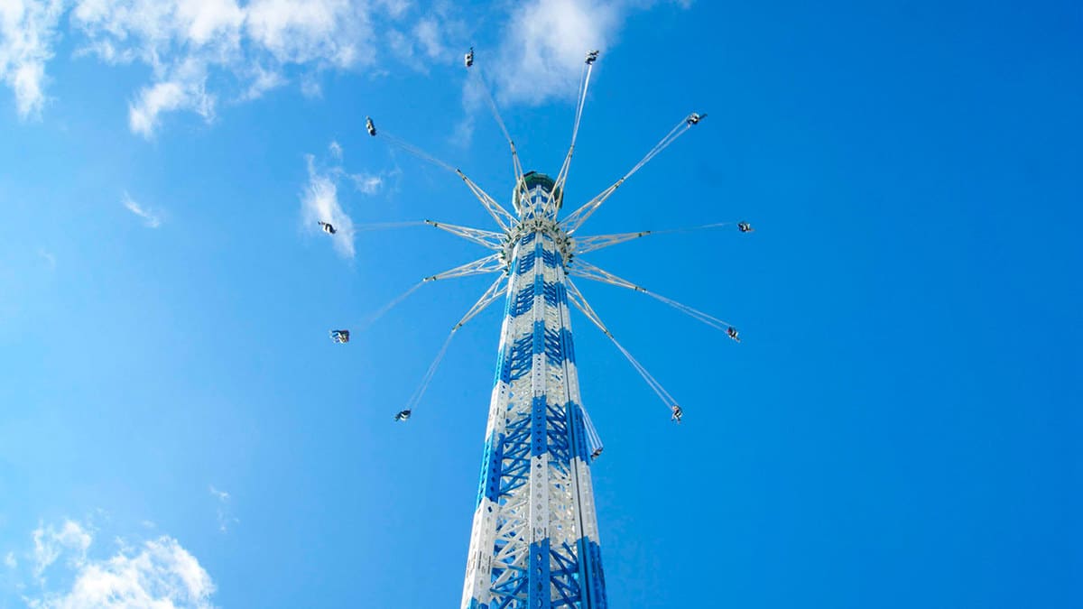 Der Allgäuflieger im SkylinePark einem Freizeitpark in Deutschland