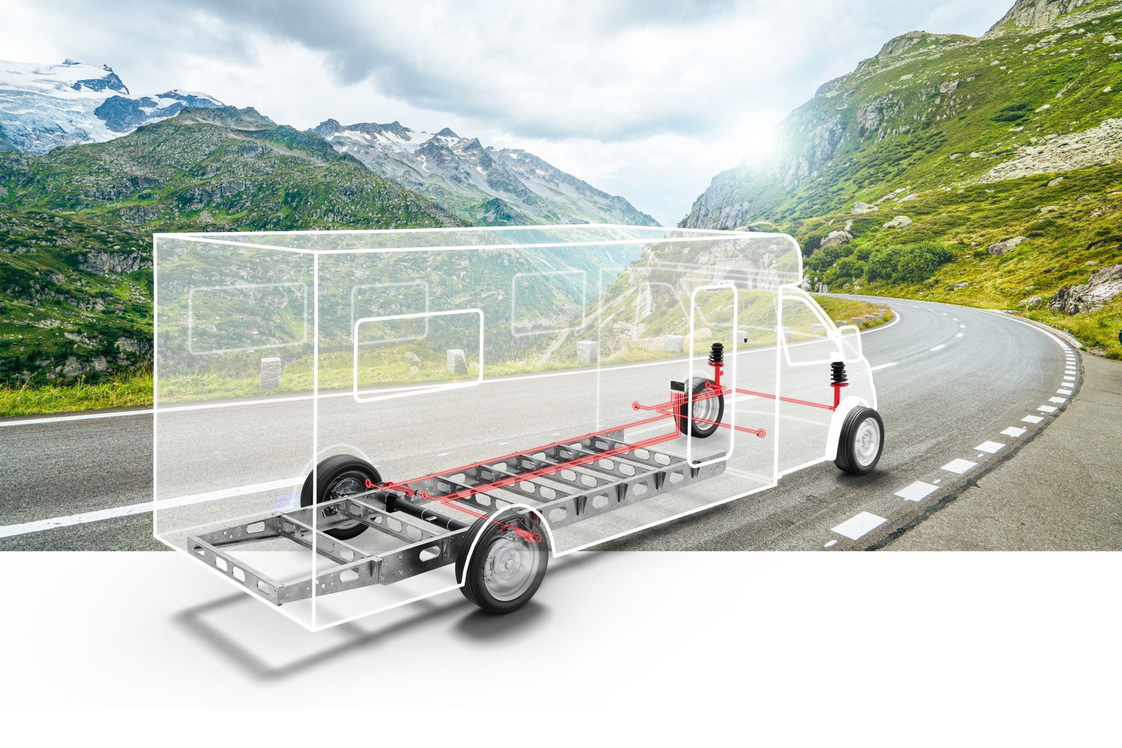 Este nuevo chasis de autocaravana AL-KO COMFORT DRIVE piensa contigo - Más confort y seguridad de conducción