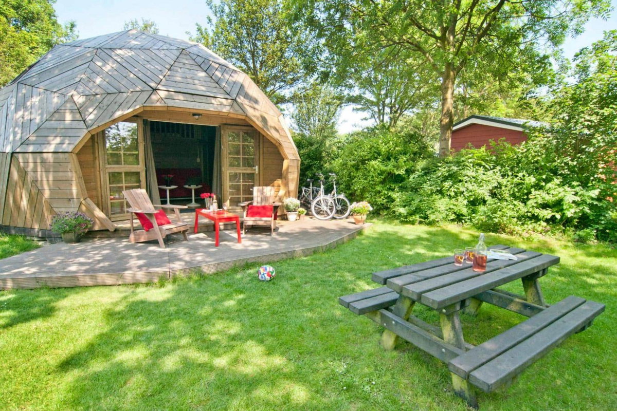 Camping Países Bajos Alquiler de alojamientos Camping Delftse Hout_Holz