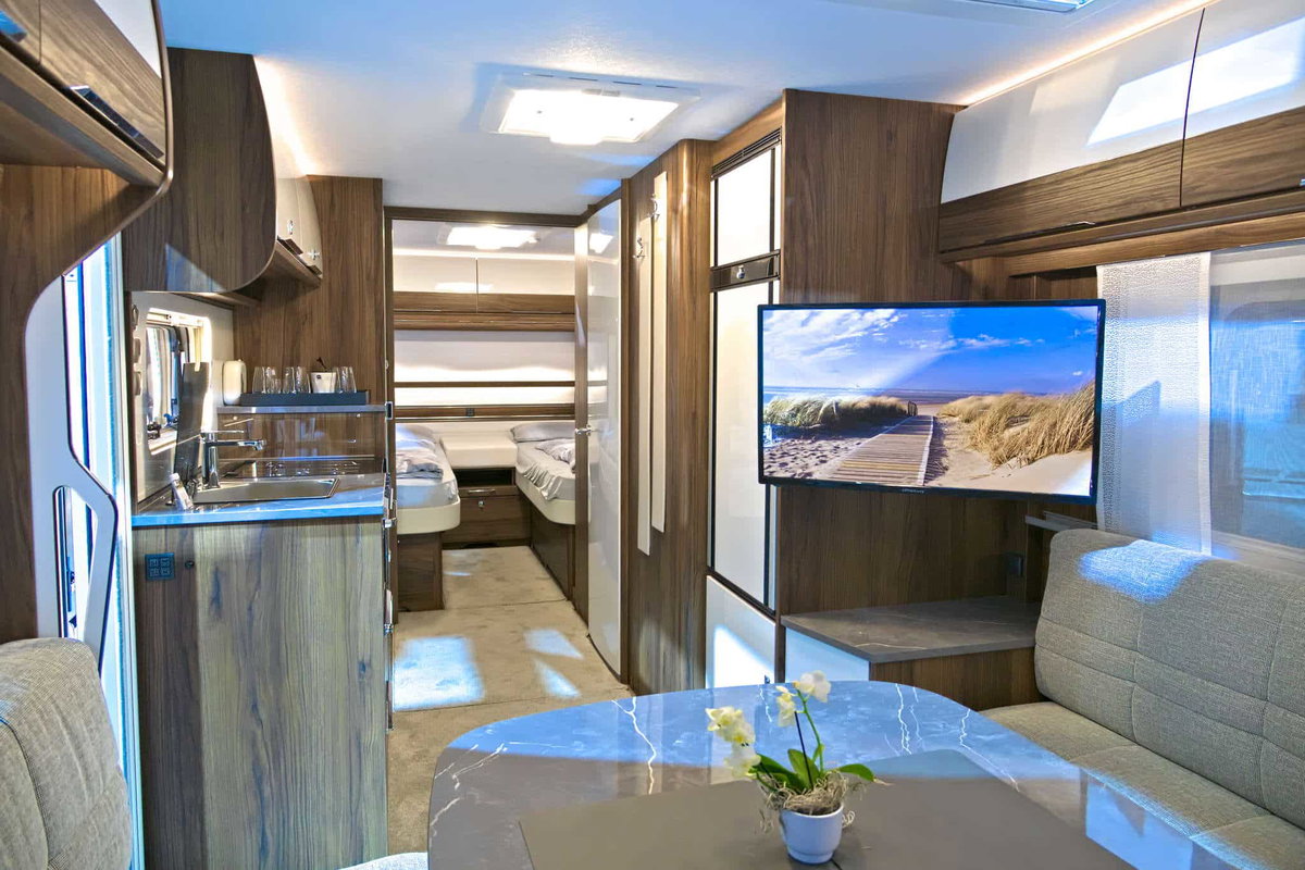 Grupo de asientos Fendt Diamant 560 GDW, TV Caravana Salón 2024