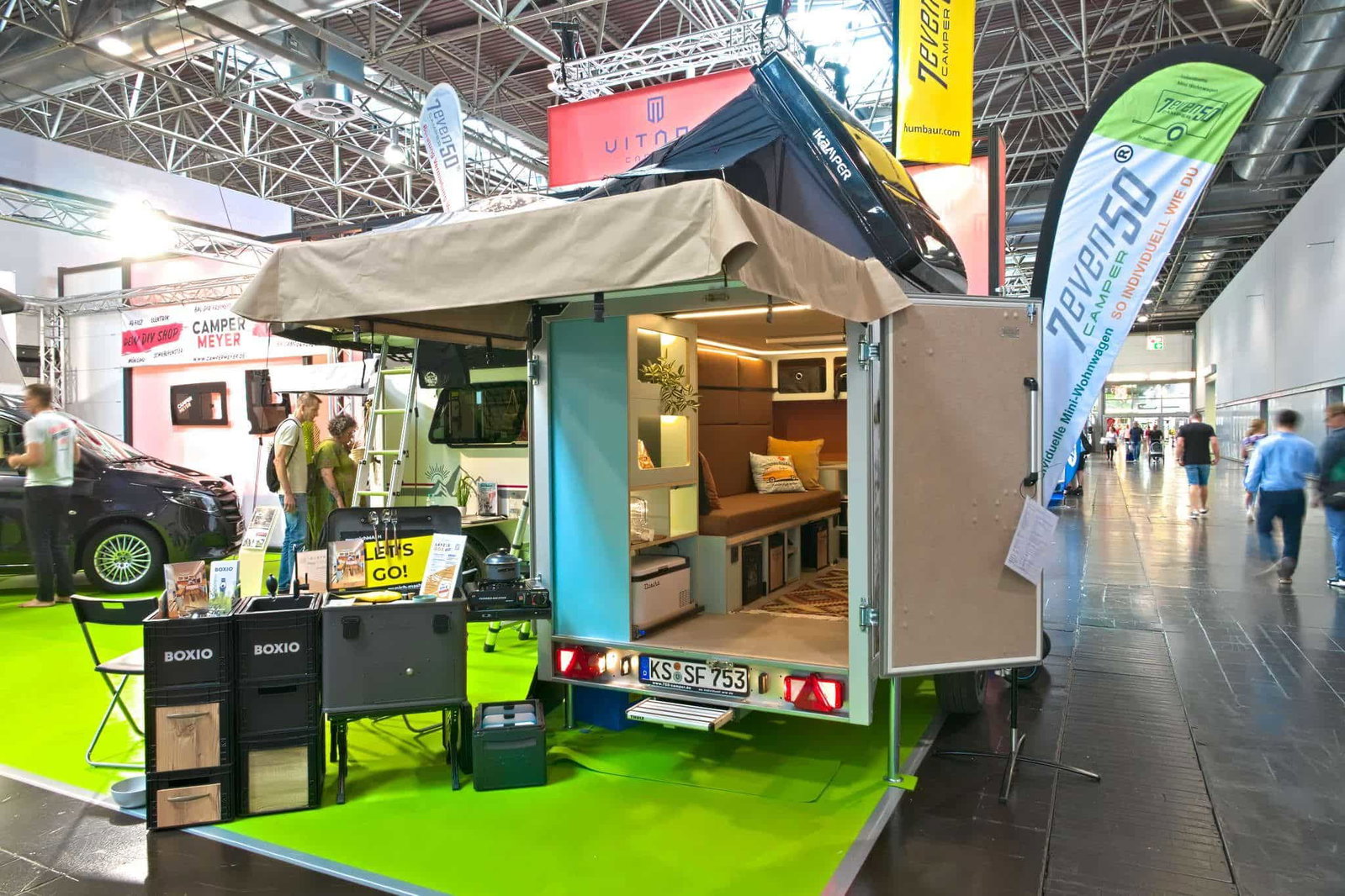 7even50 Mini-Travel (2025) - Mini caravana con tienda de techo y hasta 5 plazas
