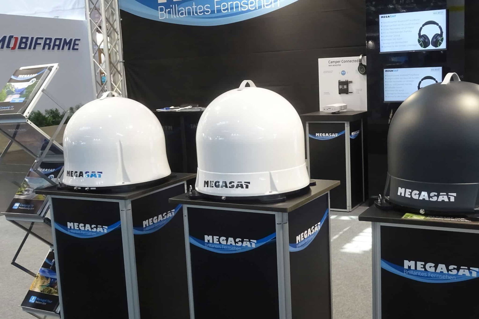 Innovaciones de productos Megasat (2025) - Antena satélite móvil, amplificador WiFi y auriculares Bluetooth
