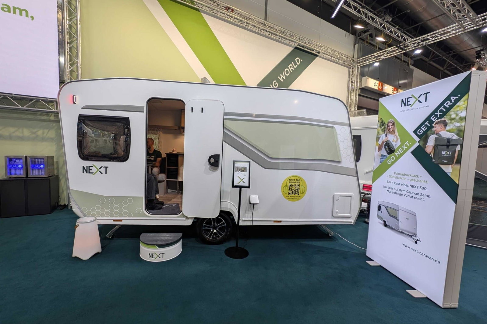 SIGUIENTE 380 - Ligera, moderna e ideal para coches eléctricos: lo que realmente puede hacer la nueva caravana de Fendt