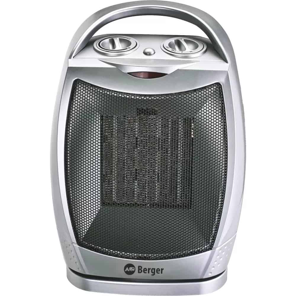Termoventilador compacto para camping, caravana, calefacción móvil y aparato de calor en el caravaning.