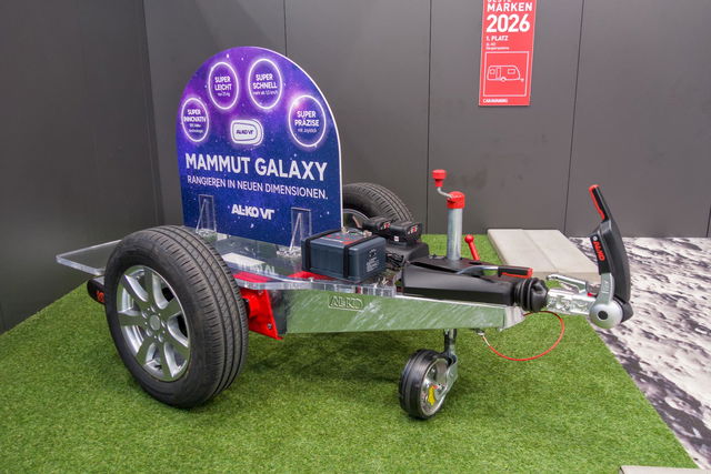 Más ligero, más rápido, más inteligente: así es el nuevo sistema de maniobra AL-KO Mammut Galaxy para caravanas