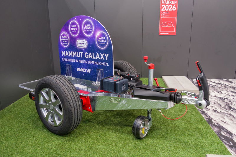 Más ligero, más rápido, más inteligente: así es el nuevo sistema de maniobra AL-KO Mammut Galaxy para caravanas