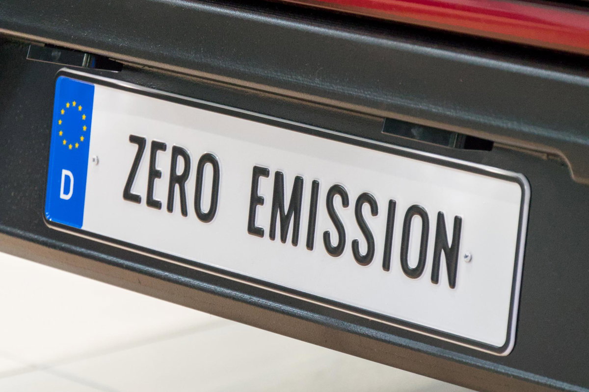 Cityfreighter/Vöhringer en el Caravan Salon 2026: matrícula con la inscripción "Zero emission".